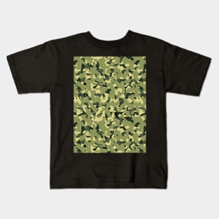 Green Camouflage Kids T-Shirt